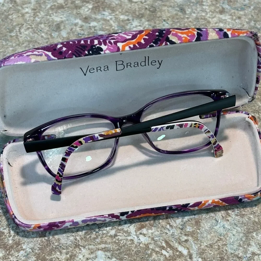 Vera Bradley Fawn Girls Youth Dream Tapestry Prescription Eyeglasses Frames Case